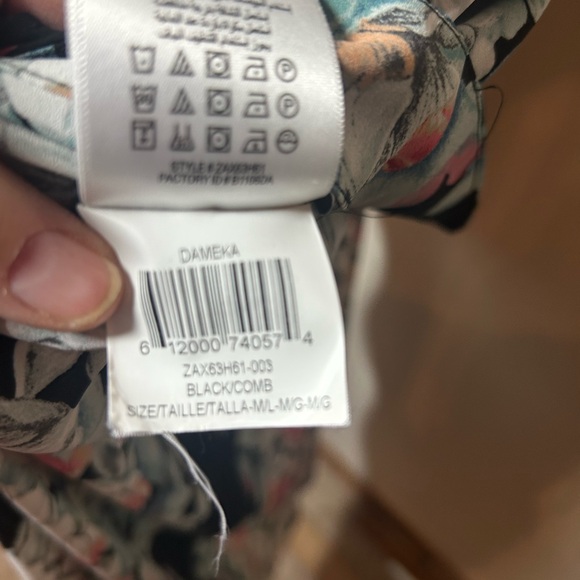 BCBGMaxAzria Black Floral High Low Dress - Picture 7 of 11